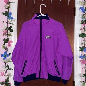 Vintage L.L Bean purple zip up jacket